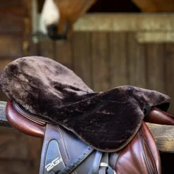 LeMieux - Couvre-siège Simuwool marron