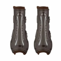 LeMieux - Guêtres ouvertes Impact Responsive gel marron x2