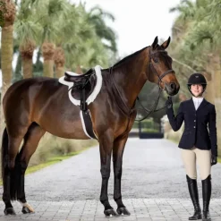 LeMieux - Martingale fixe Hunter havane/ argent