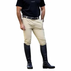 LeMieux - Pantalon d'équitation homme Elite Classic Pleated beige