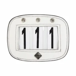 LeMieux - Porte-numéro pour selle Diamante blanc