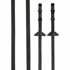 LeMieux - Rênes en caoutchouc souple Soft marron/ argent