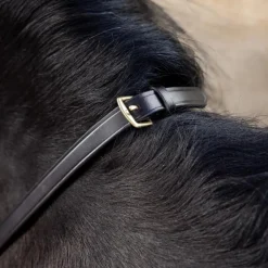 LeMieux - Rênes Magna Grip marron/ laiton