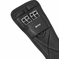 LeMieux - Sangle courte de dressage cuir Arika noir