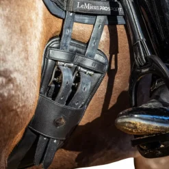 LeMieux - Sangle de dressage Gel-Tek anatomique noir