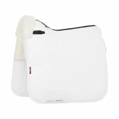LeMieux - Tapis de dressage Merino + avec amortisseur intégré blanc