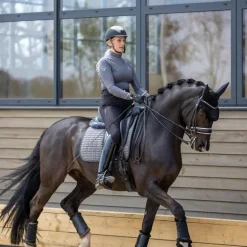 LeMieux - Tapis de dressage Self-Cool gris polaire