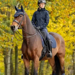 LeMieux - Tapis de dressage Square Soft Shell Anti Glisse EuroJump marine