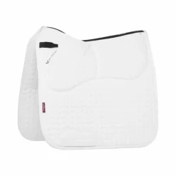 LeMieux - Tapis de dressage Pro Sorb Plain 2 Square blanc