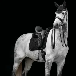 LeMieux - Tapis de dressage Crystal Suede Square noir