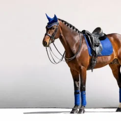 LeMieux - Tapis de dressage Square suédine benetton blue