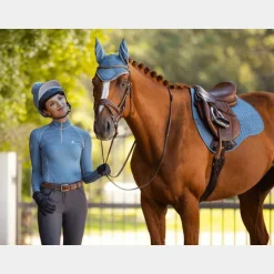 LeMieux - Tapis de selle GP Suede Square Ice blue