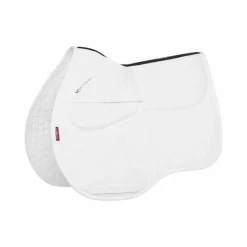 LeMieux - Tapis de selle mixte Pro Sorb Plain 2 Square blanc