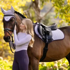 LeMieux - Tapis de selle Square en suédine lilac