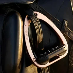 LeMieux - Étriers de sécurité Vector Control rose gold