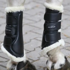 Norton - Guêtres fermées mouton synthétique x2