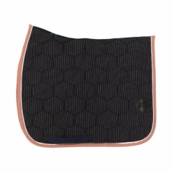 Oxxer - Tapis de dressage Corporate marine et rose