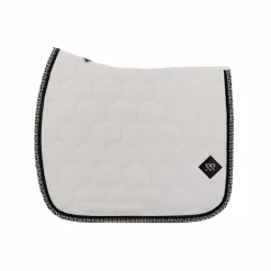 Oxxer - Tapis de dressage Monogramme blanc/ noir