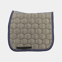 Oxxer - Tapis de dressage Prince de Galles - Gold Edition - marine