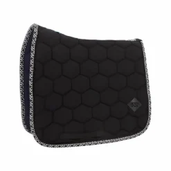 Oxxer - Tapis de dressage Monogramme noir/ noir