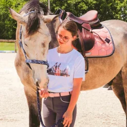 Oxxer - Tapis de selle Intemporels vieux rose