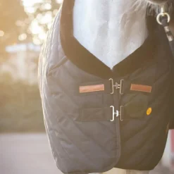 Paddock Sports - Couverture d'écurie Diagonale noir 400g