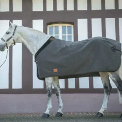 Paddock Sports - Couverture Wooltouch gris chiné