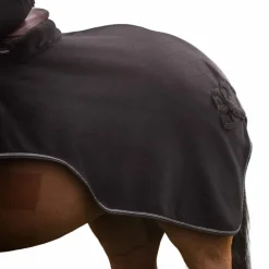 Paddock Sports - Couvre-reins polaire Diagonal noir