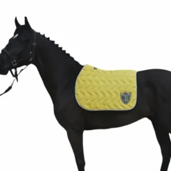 Paddock Sports - Tapis de selle Origine jaune