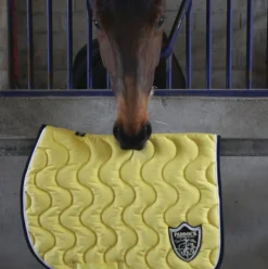 Paddock Sports - Tapis de selle Origine jaune