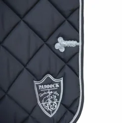Paddock Sports - Tapis de selle prems écusson noir