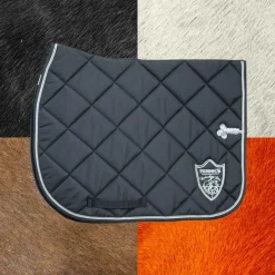 Paddock Sports - Tapis de selle prems écusson noir