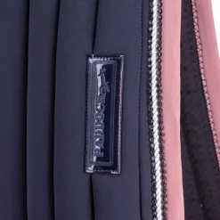 Paddock Sports - Tapis de selle Verticali marine/rose