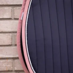 Paddock Sports - Tapis de selle Verticali marine/rose
