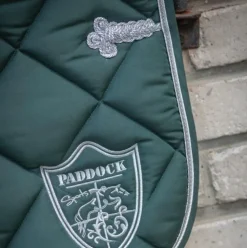 Paddock Sports - Tapis de dressage prems écusson vert