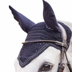 Pénélope - Bonnet pour chevaux New Strass marine