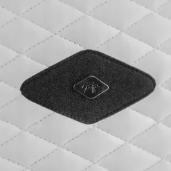 Pénélope - Tapis de dressage Calisson blanc/ blanc