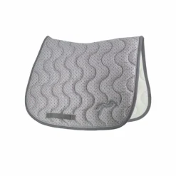 Pénélope - Tapis de selle Art Déco gris