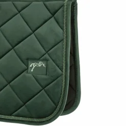 Pénélope - Tapis de selle New Strass vert foncé