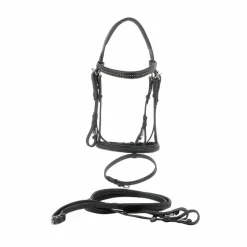 Privilege Equitation - Bridon Biarritz avec rênes noir