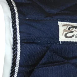 Privilège Equitation - Tapis de selle Palm Beach marine/ blanc/ marine