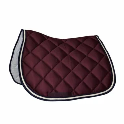Privilège Equitation - Tapis de selle Del Mar bordeaux/crème/marine