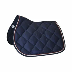 Privilège Equitation - Tapis de selle Palm Beach marine/ rouge/ blanc