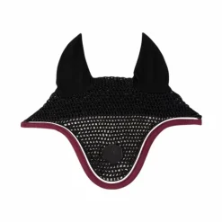 Pro Confort - Bonnet pour chevaux Dynax noir/ burgundy