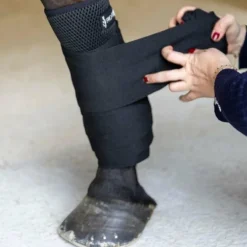 Pro Confort - Set de 4 sous bandages Pilmi 3D mesh velours noir