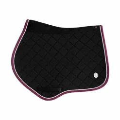 Pro Confort - Tapis de selle Dynamix 3D mesh velours noir/ burgundy