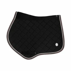 Pro Confort - Tapis de selle Dynamix 3D mesh velours noir/ marron