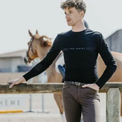 Pro Series - T-shirt manches longues homme Canter noir