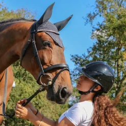 RG Italy - Bonnet court crochet gris