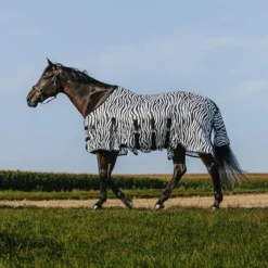 Riding World - Chemise anti-mouches mesh Belly zebre